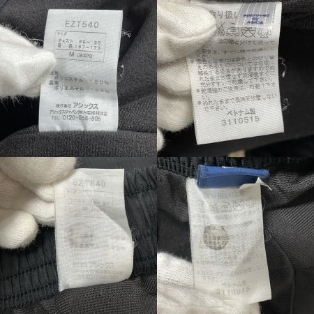  asics アシックス メンズ ジャージ上下 SIZE M EZT540/EZT640 ブラック
