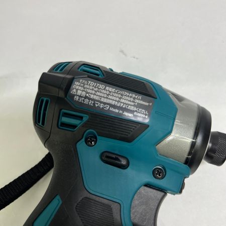  MAKITA マキタ 充電式インパクトドライバ 18V 6Ah バッテリ2本 充電器 ケース付 TD173DRGX 未使用品