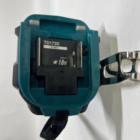  MAKITA マキタ 充電式インパクトドライバ 18V 6Ah バッテリ2本 充電器 ケース付 TD173DRGX 未使用品