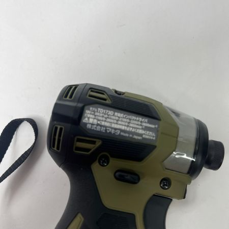  MAKITA マキタ 充電式インパクトドライバ 18V 6Ah バッテリ2本 充電器 ケース付 TD173DRGXO オリーブ 未使用品