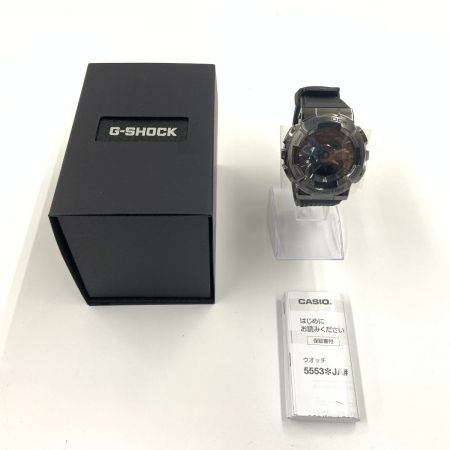  CASIO カシオ カシオ Gショック 腕時計 クォーツ 腕時計 GM-110BB シルバー x ブラック