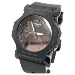 〇〇 CASIO カシオ 2300シリーズ クォーツ メンズ 時計 GA-2300 ブラック Aランク