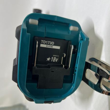  MAKITA マキタ 充電式インパクトドライバ 18V 6Ah バッテリ2本 充電器 ケース付 TD173DRGX ブルー 未使用品
