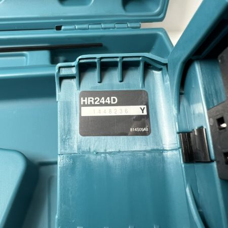  MAKITA マキタ 充電式ハンマドリル 18V 24mm HR244DRGX ブルー 未使用品 充電器・充電池2個・ケース付 