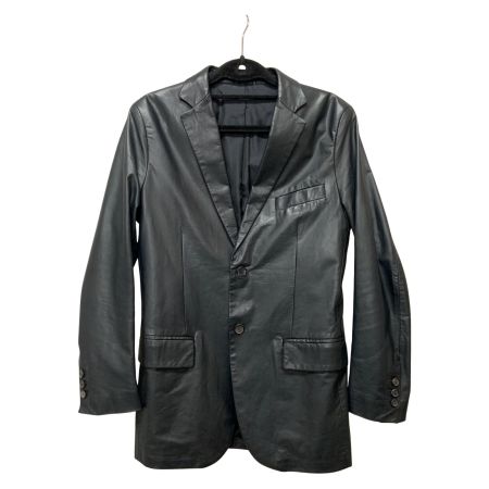 JIL SANDER ジルサンダー レザー テーラード ジャケット 46サイズ ブラック