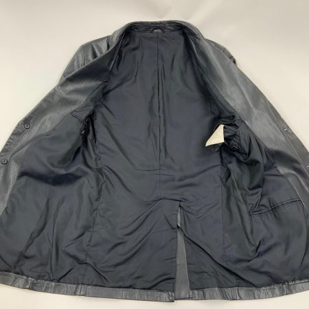  JIL SANDER ジルサンダー レザー テーラード ジャケット 46サイズ ブラック