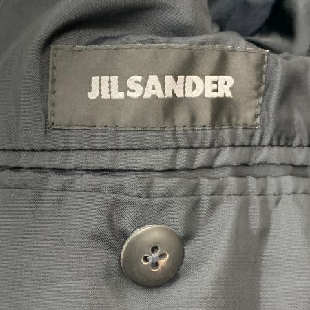  JIL SANDER ジルサンダー レザー テーラード ジャケット 46サイズ ブラック