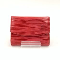〇〇 LOUIS VUITTON ルイヴィトン ルイ ヴィトン エピ ポルトモネ サーンプル コインケース 小銭入れ M6341E レッド 現状渡し ジャンク品 Dランク