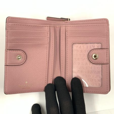  Kate Spade ケイトスペード 二つ折り財布 ピンク
