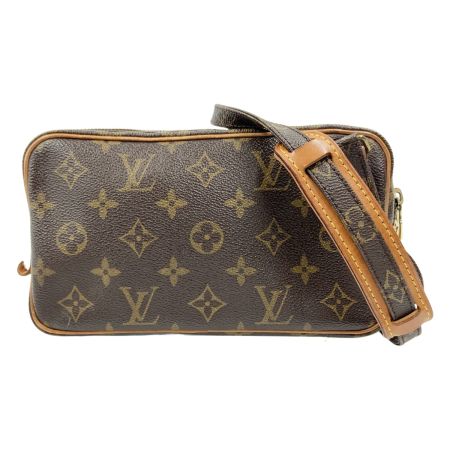  LOUIS VUITTON ルイヴィトン モノグラム ポシェット マルリー バンドリエール ショルダーバッグ M51828 ブラウン