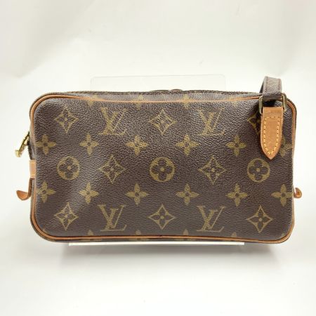  LOUIS VUITTON ルイヴィトン モノグラム ポシェット マルリー バンドリエール ショルダーバッグ M51828 ブラウン