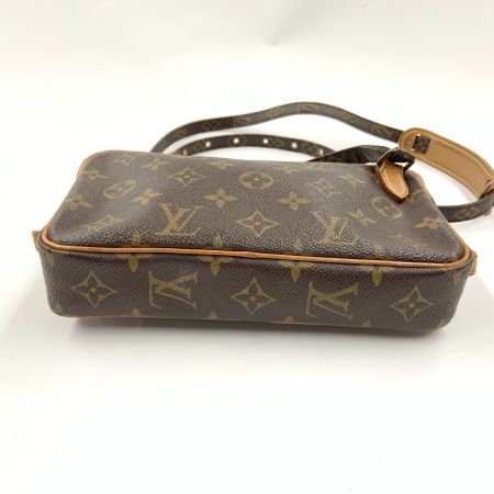  LOUIS VUITTON ルイヴィトン モノグラム ポシェット マルリー バンドリエール ショルダーバッグ M51828 ブラウン