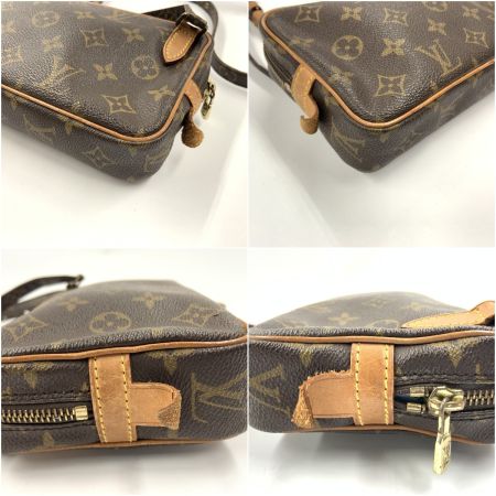  LOUIS VUITTON ルイヴィトン モノグラム ポシェット マルリー バンドリエール ショルダーバッグ M51828 ブラウン