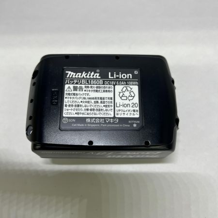  MAKITA マキタ バッテリー 未使用品 18v 6.0Ah BL1860B ブラック 未使用品