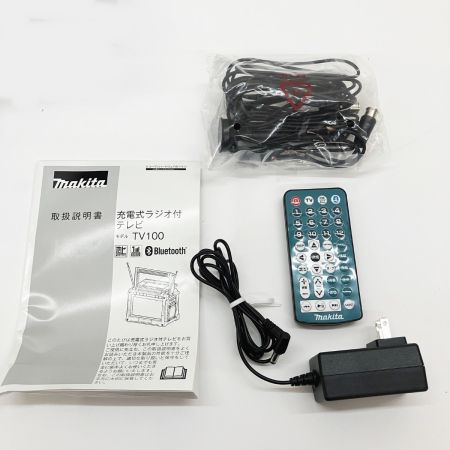  MAKITA マキタ 充電式ラジオ付テレビ TV100 グリーン