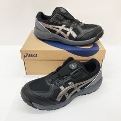 〇〇 asics アシックス ウィンジョブ WINJOB BOA 26.0cm 安全靴 CP229 ブラック 未使用品 Sランク