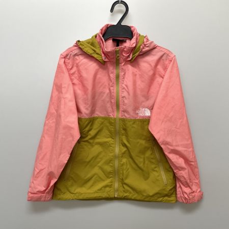  THE NORTH FACE ザノースフェイス キッズ コンパクトジャケット 140cm NPJ22210 ピンク×カーキ