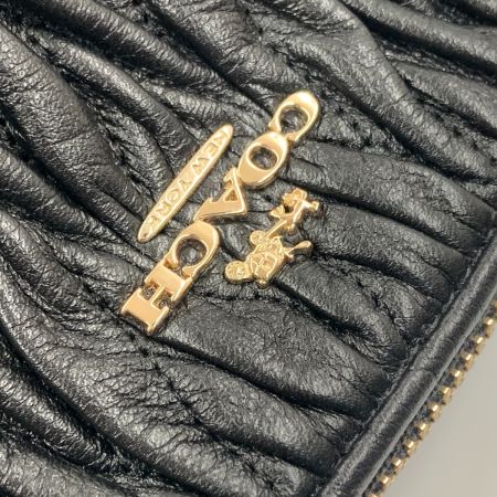 COACH コーチ サッチェル ギャザード レザー 2way ハンドバッグ トートバッグ　 F37082  ブラック