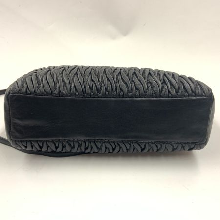  COACH コーチ サッチェル ギャザード レザー 2way ハンドバッグ トートバッグ　 F37082  ブラック