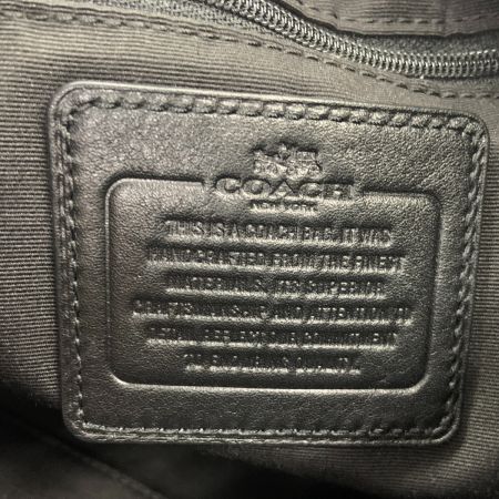  COACH コーチ サッチェル ギャザード レザー 2way ハンドバッグ トートバッグ　 F37082  ブラック