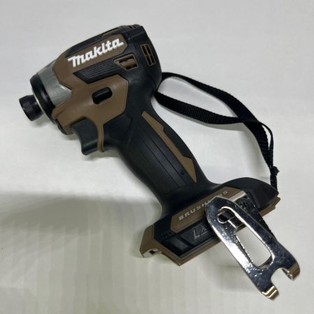  MAKITA マキタ 充電式インパクトドライバ 18V 6Ah バッテリ2本・充電器 ケース付 オーセンティックブラウン 限定色  TD173DGXAB ブラウン 未使用品