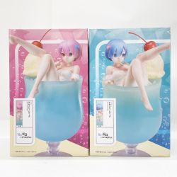 〇〇  Re ゼロから始める異世界生活 ラウンドワン限定 レム&ラム クリームソーダ 未開封品 Nランク