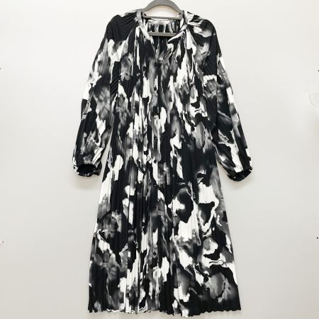  SPECCHIO スペッチオ レディース シャツワンピース SIZE 40 ブラック×オフホワイト