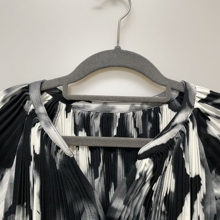  SPECCHIO スペッチオ レディース シャツワンピース SIZE 40 ブラック×オフホワイト