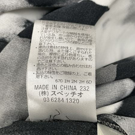  SPECCHIO スペッチオ レディース シャツワンピース SIZE 40 ブラック×オフホワイト