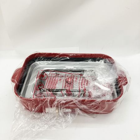  BRUNO ブルーノ ホットプレート レッド BOE021 未使用品