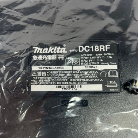  MAKITA マキタ 急速充電器 14.4-18V DC18RF ブラック 未使用品