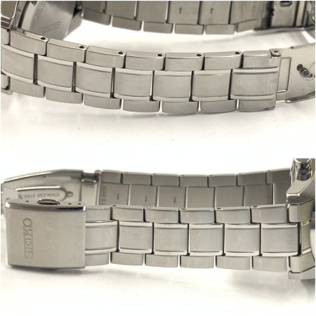  SEIKO セイコー クロノグラフ クォーツ 腕時計 6T63-00D0 シルバー