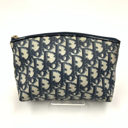  Christian Dior クリスチャンディオール トロッター コスメポーチ  化粧ポーチ ポーチ mc0023 ブルー