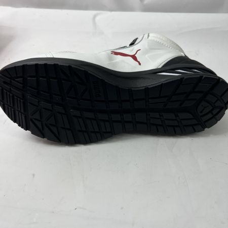  PUMA プーマ 安全靴 ライダー 2.0 ホワイト＆レッド ディスク ミッド ミドルカット RIDER 2.0 DISC MID 63.359.0 25.5cm ダイヤル式 ホワイト×レッド