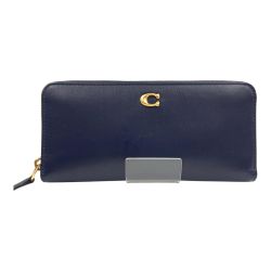 〇〇 COACH コーチ エッセンシャル スリム アコーディオン ジップ ウォレット 長財布 CS032 ネイビー Bランク