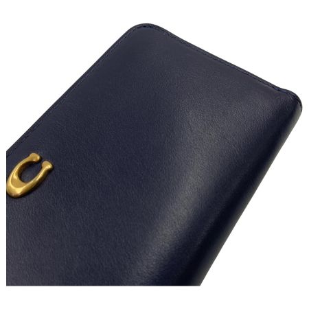  COACH コーチ エッセンシャル スリム アコーディオン ジップ ウォレット 長財布 CS032 ネイビー