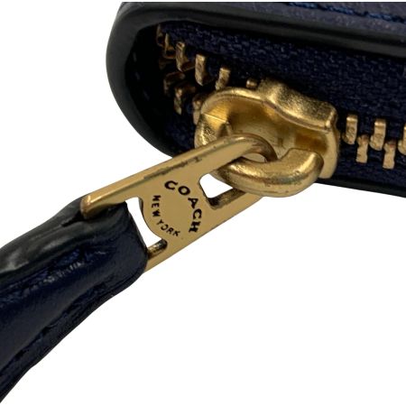  COACH コーチ エッセンシャル スリム アコーディオン ジップ ウォレット 長財布 CS032 ネイビー