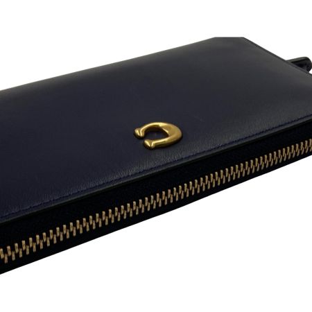  COACH コーチ エッセンシャル スリム アコーディオン ジップ ウォレット 長財布 CS032 ネイビー