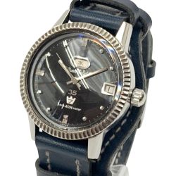 〇〇 CITIZEN シチズン オートデーター ADSS51312A-Y デイデイト 自動巻き 腕時計 ブラック x シルバー Cランク