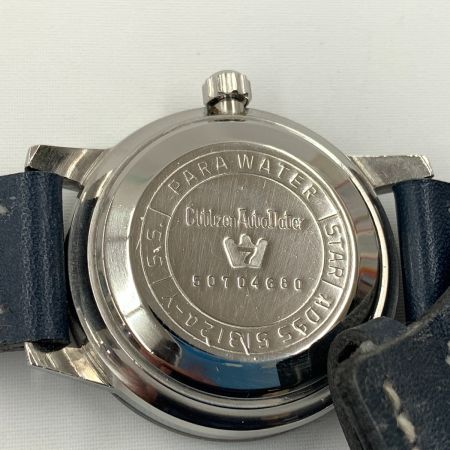  CITIZEN シチズン オートデーター ADSS51312A-Y デイデイト 自動巻き 腕時計 ブラック x シルバー