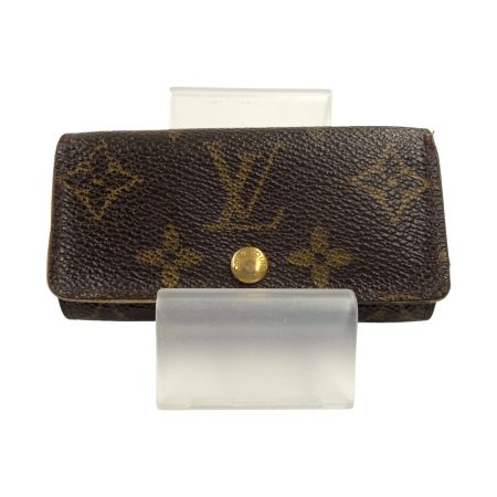  LOUIS VUITTON ルイヴィトン モノグラム ミュルティクレ4 4連キーケース M69517 ブラウン 現状渡し ジャンク品
