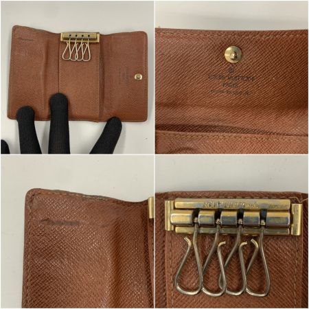  LOUIS VUITTON ルイヴィトン モノグラム ミュルティクレ4 4連キーケース M69517 ブラウン 現状渡し ジャンク品