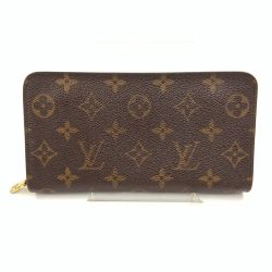 〇〇 LOUIS VUITTON ルイヴィトン モノグラム ポルトモネ ジップ ラウンドファスナー長財布   M61727 ブラウン Bランク