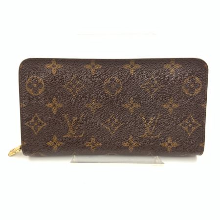  LOUIS VUITTON ルイヴィトン モノグラム ポルトモネ ジップ ラウンドファスナー長財布   M61727 ブラウン