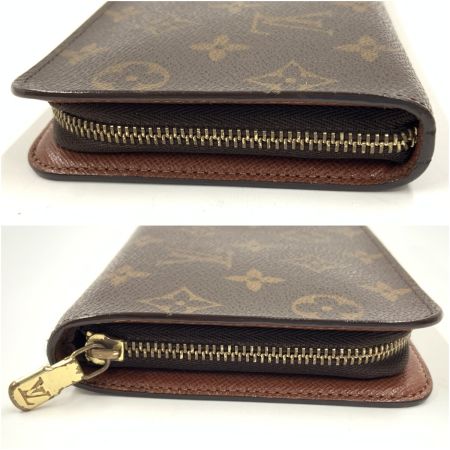  LOUIS VUITTON ルイヴィトン モノグラム ポルトモネ ジップ ラウンドファスナー長財布   M61727 ブラウン
