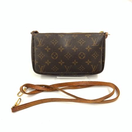  LOUIS VUITTON ルイヴィトン モノグラム ポシェット アクセソワール 2WAYバッグ  M51980 ブラウン