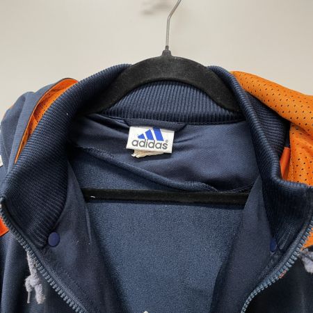  adidas アディダス メンズ トラックジャケット 万国旗タグ SIZE M ネイビー×オレンジ