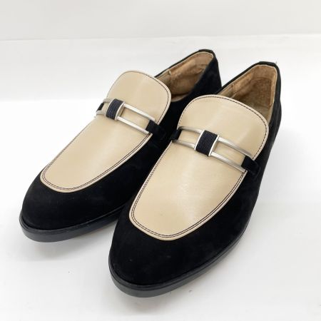  adabat アダバット ゴルフシューズ レディース ローファー size23 1/2 ブラック×ベージュ