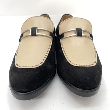  adabat アダバット ゴルフシューズ レディース ローファー size23 1/2 ブラック×ベージュ