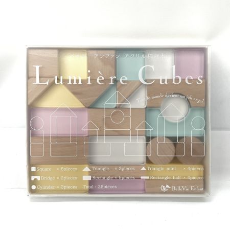  Belle Vie Enfant ベルビーアンファン アクリル積み木 26ピース